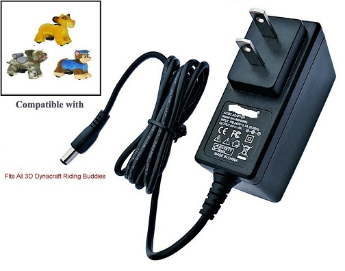 6V AC DC Adapter For 3D Dynacraft Buddies Paw Patrol Chase Marshall Skye Simba Type: AC/DC Adapter Compatible Model: